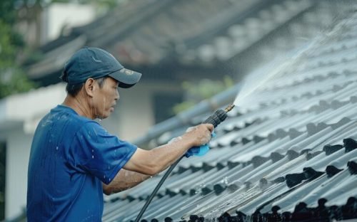 man-washing-roof-with-highpressure-hose_296012-11021